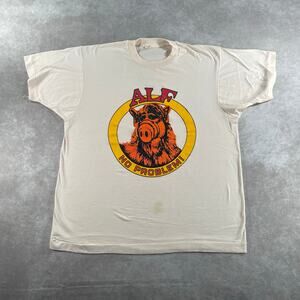 Vintage 90s ALF No Problem! True Vintage Thin T-shirt Large